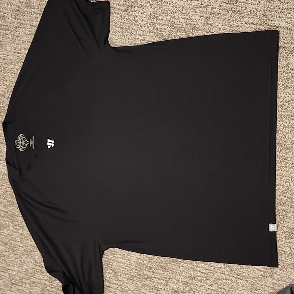 Warrior black tshirt size XL chest 24 inches and length 30 inches